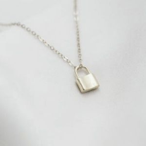 STERLING SILVER PADLOCK